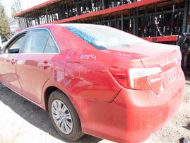 2012 Toyota Camry LE Red 2.5L AT #Z23193